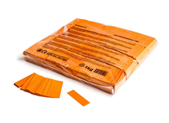 MagicFX Slowfall Konfetti, ORANGE, 1kg, 55x17mm Reckteck