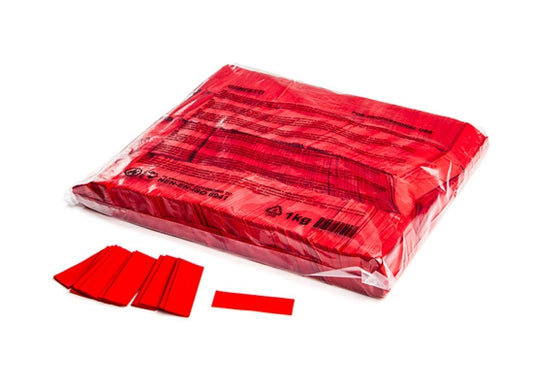 MagicFX Slowfall Konfetti, ROT, 1kg, 55x17mm Reckteck