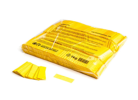 MagicFX Slowfall Konfetti, GELB, 1kg 55x17mm Reckteck