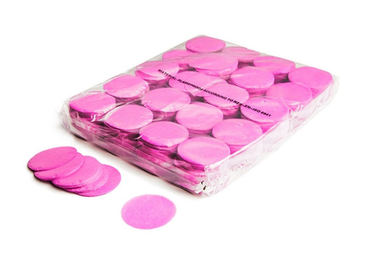 MagicFX Slowfall Konfetti, PINK, 1kg, Ø55mm Rund