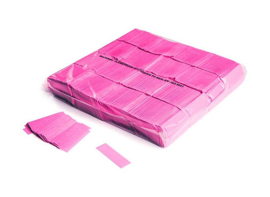 MagicFX Slowfall Konfetti, PINK UV, 1kg, 55x17mm Rechteck