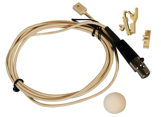 Shure WL93T Miniatur Lavalier Clipmikrofon, beige