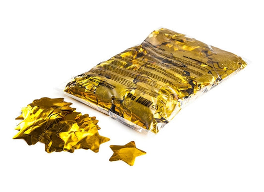 MagicFX Metallic Konfetti, GOLD, 1kg, Ø55mm Stern, PVC