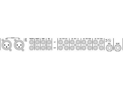 IMG STAGELINE MPX-44/SW DJ-Mixer