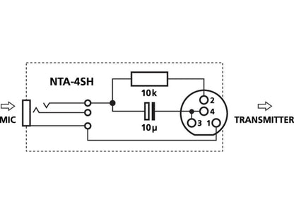 Monacor NTA-4SH Adapter