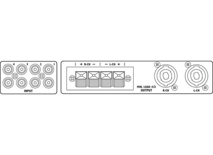 IMG STAGELINE STA-200D Digital-Endstufe