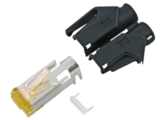 Sommer Cable RJ45 CAT.6a Steckverbinder, schwarz