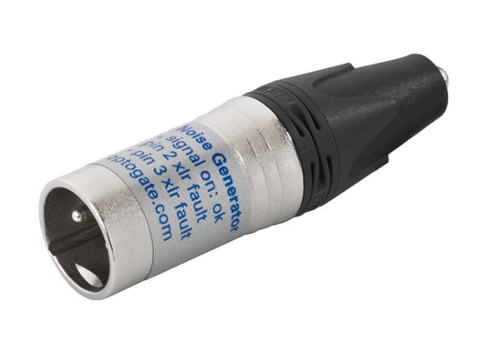 Monacor CTG-1NOISE XLR Kabeltest Stecker