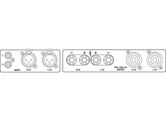 IMG STAGELINE STA-800D Digital-Endstufe