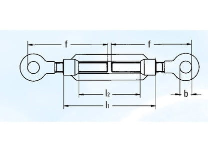 Safetex SOO-US-LANG-1/2-12 Spannschloss