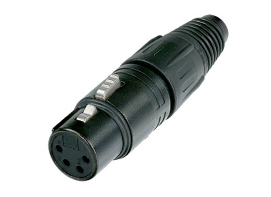 Neutrik NC4FX-B XLR 4pol Stecker