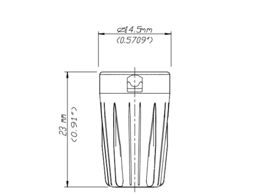 Neutrik BST-BNC-0 Kodiertülle, schwarz