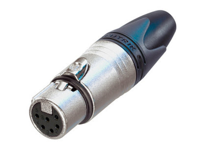 Neutrik NC6FXX XLR 6pol Stecker, female