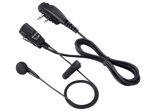 Icom HM-166LA Mini Headset, schwarz