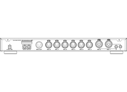 JTS CS-8 Mikrofonmixer