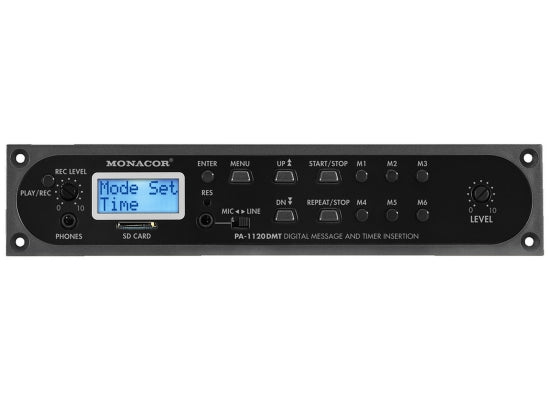 Monacor PA-1120DMT Digital Message / Timer Einschub