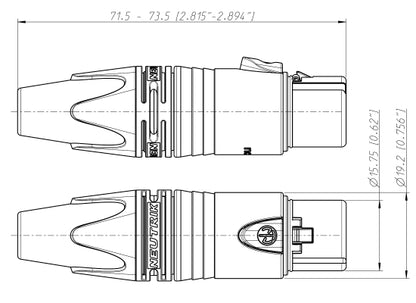 Neutrik NC3FXX UNVERPACKT