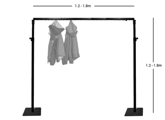 Wentex Pipes & Drapes SET Garderobe