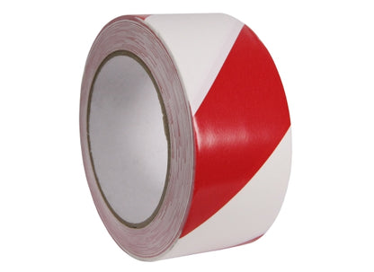 SweetPRO TA WWR-033/50-ECO PVC-Warnklebeband, weiss/rot