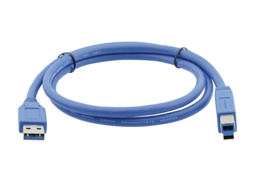 Kramer C-USB3/AB-3 USB Kabel, 0.9m, BLAU