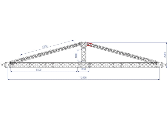 Prolyte MPR-001-R MPT-Roof Anschlussadapter, rechts