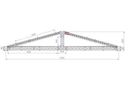 Prolyte MPR-001-R MPT-Roof Anschlussadapter, rechts