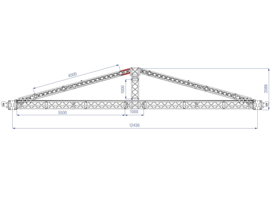 Prolyte MPR-001-L MPT-Roof Anschlussadapter, links