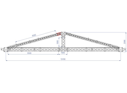 Prolyte MPR-001-L MPT-Roof Anschlussadapter, links