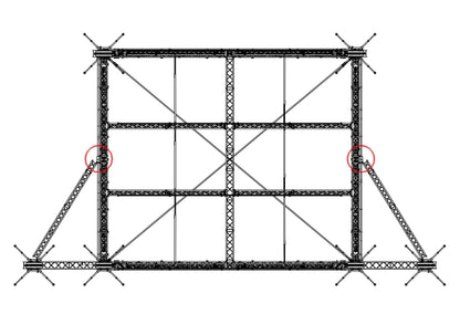 Prolyte MPR-010 MPT-Roof Soundwing Adapter