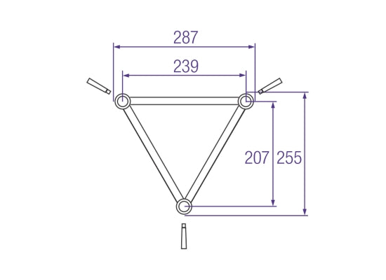 Prolyte ARC-H30D-R0600-30 Kreissegment m. Keder