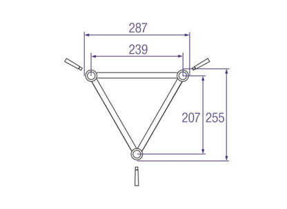 Prolyte ARC-H30D-R0600-30 Kreissegment m. Keder