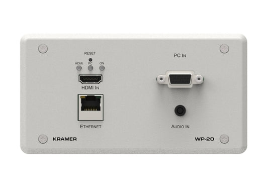 Kramer WP-20/EU-80(W) Wandpanel / HDBT-Übertrager, weiß