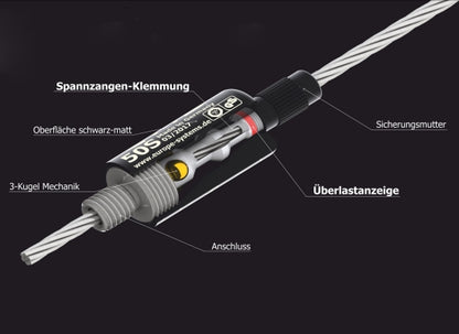 ERS RopeFix 80S Drahtseilhalter, Innengewinde M20x15mm