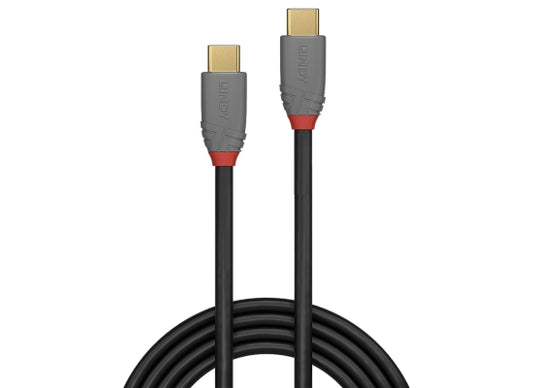 Lindy 36900 USB-Kabel, 0.5m, Anthra Line, USB C 3.1, USB C 3.1