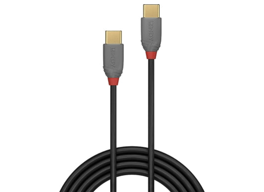 Lindy 36871 USB-Kabel, 1.0m, Anthra Line, USB C 2.0, USB C 2.0