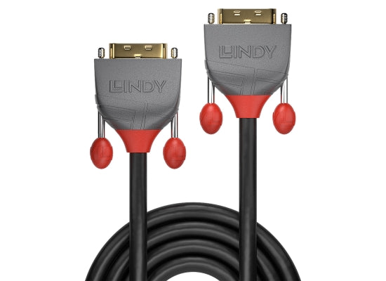 Lindy 36224 DVI-D Dual Link Kabel, 5.0m, Anthra Line