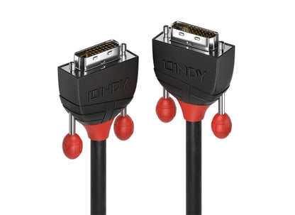 Lindy 36253 DVI-D Dual Link Kabel, 3.0m, Black Line