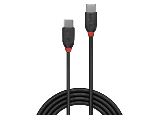 Lindy 36905 USB-Kabel, 0.5m, Black Line, USB C 3.1, USB C 3.1