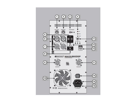 Omnitronic MAXX-1810DSP 2.1 Aktiv-Sat-System