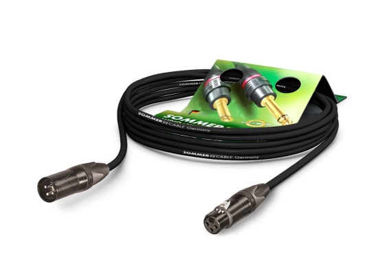 Sommer Cable SG0Q-1000-SW Mikrofonkabel, 10m