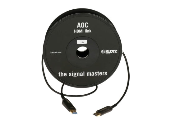 Klotz FOAHD020 HDMI-Kabeltrommel, 20m, Stecker abnehmbar