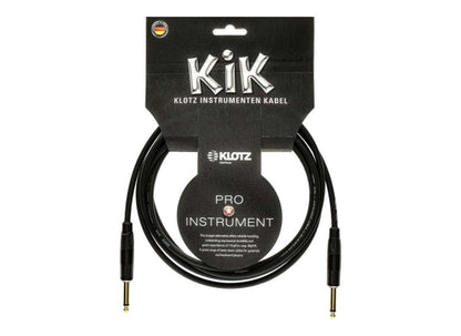 Klotz KIKKG1.5PPSW Instrumentenkabel, 1.5m, SCHWARZ