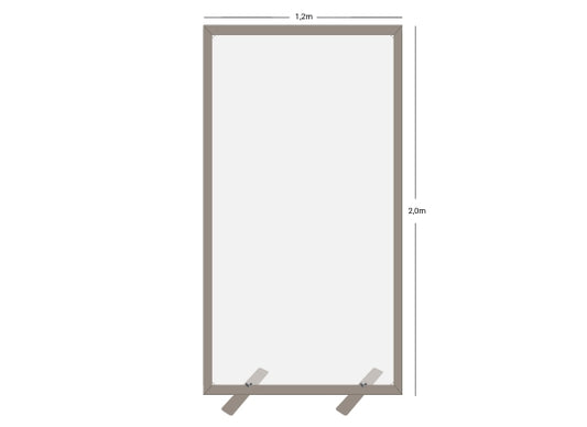 Wentex SF Schutzwand SET, 120x200cm