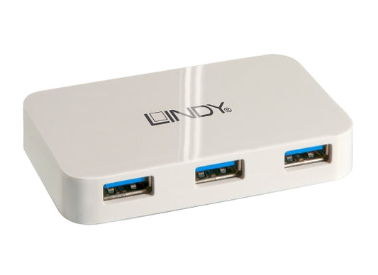 Lindy 43143 USB 3.0 Hub, 4 Port