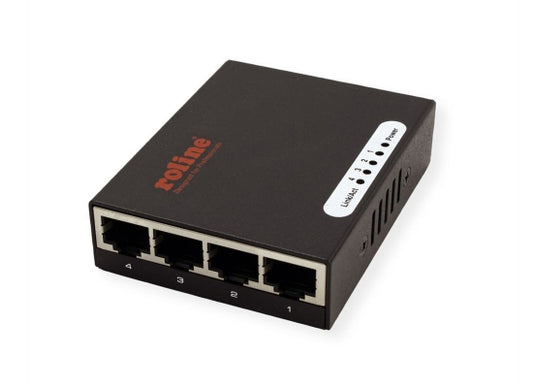 Roline Pocket Gigabit-Ethernet-Switch, schwarz