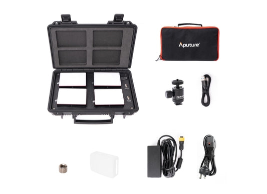 Aputure MC-4 Light Travel Kit Kameraleuchten SET