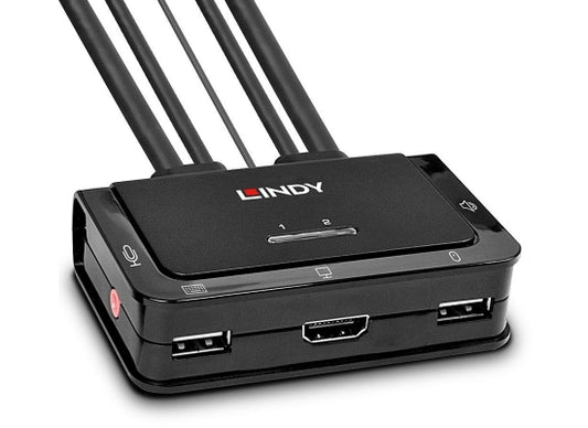 Lindy 42345 2 Port 2.0 HDMI / USB KVM Switcher