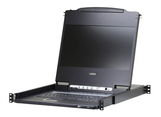 ATEN CL6700MW KVM Konsole, 43cm Full HD Monitor, 2 Ports