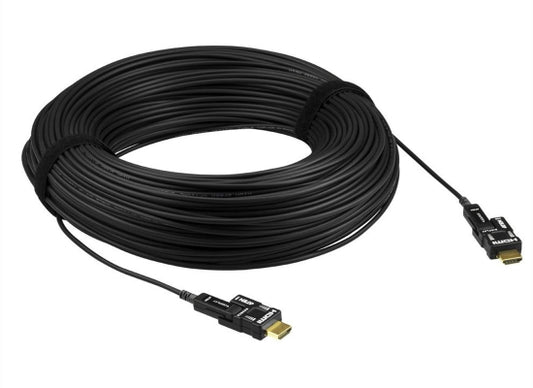 ATEN VE7835 Optisches HDMI Kabel, 100m, schwarz, aktiv