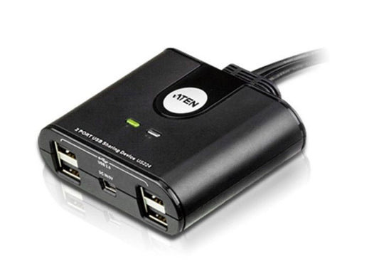 ATEN US224 Peripheriegeräte Switch, 2 Ports, USB 2.0